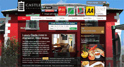 Desktop Screenshot of castle-hotel-aberaeron.co.uk